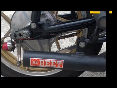 Kawasaki Z1 当時物　BEETマフラー　交換とサウンドと走行動画