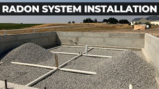 Radon Pipe Install for a Subfloor Foundation