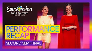 Second Semi-Final Recap | Eurovision 2024 | #UnitedByMusic 🇸🇪