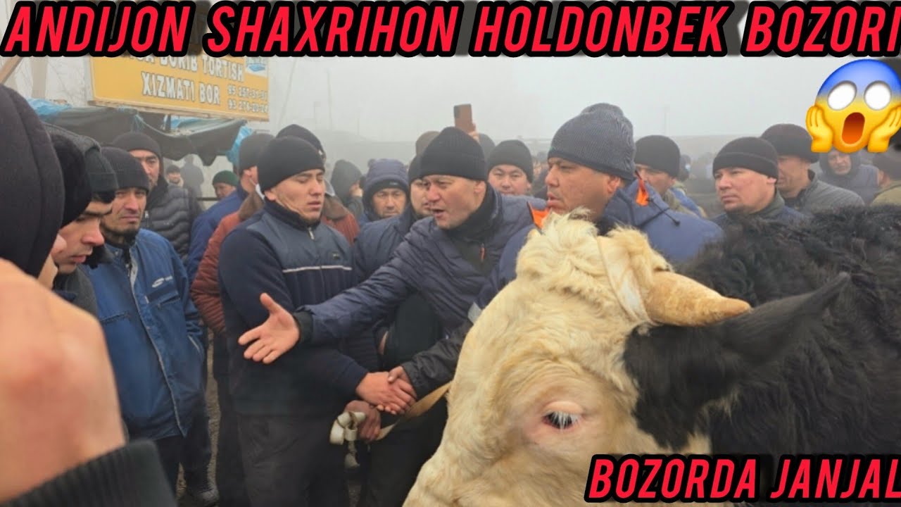 BOZORDA JANJAL😱 ANDIJON SHAXRIHON HOLDONBEK BOZORI 🔥