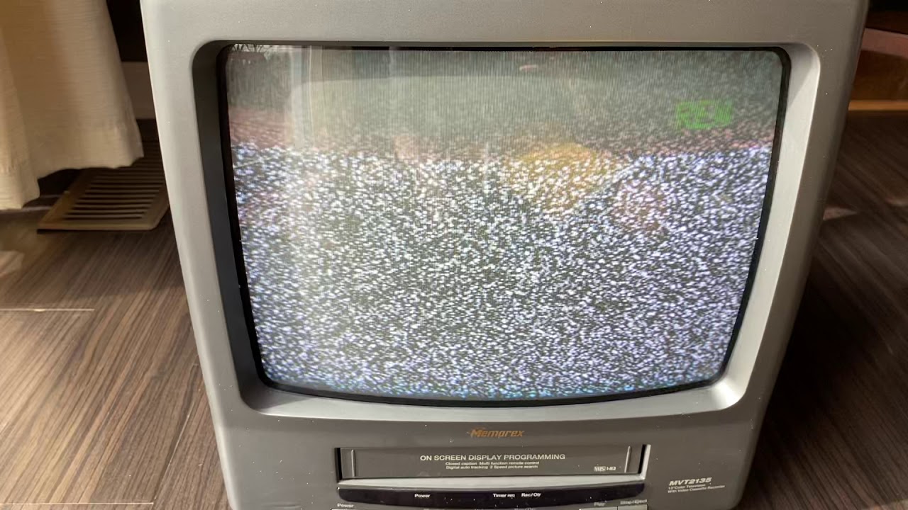 Working Memorex MVT2135 13" Television VHS Combo Portable Color CRT