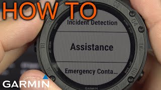 How Program Emergency Contact Call with Garmin Tactix / Fenix - YouTube