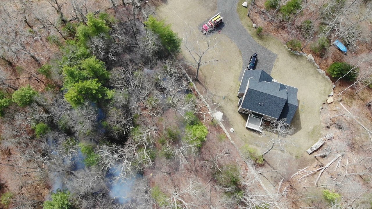 Brush Fire on Bayview Ave Berkley MA YouTube