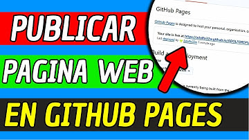 Como Publicar Una Pagina Web En Github Pages 2025 (Facil Y Rapido)