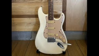 8200円で購入したジャンクギターを修理して弾いてみたよ I repaired and played a junk guitar that I bought for 8,200 yen.