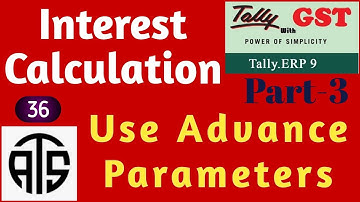 Interest Calculation in Tally Erp9 2022 (Part-3) Sales Invoice