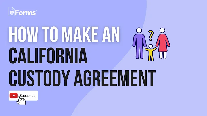 California Custody Agreement (Parenting Plan)