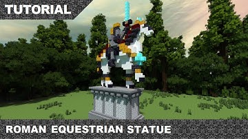 Minecraft Roman Equestrian Statue Tutorial & Download