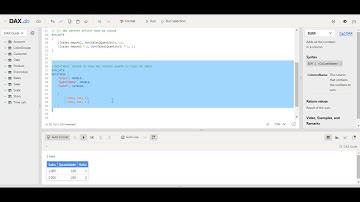 Power BI DAX - Tabelas estáticas