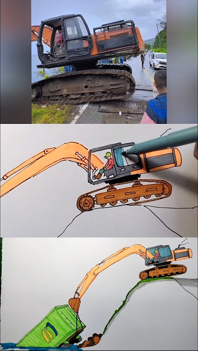angkut truk tenggelam di danau #excavator #truk #truckvideo #trukid #trukberubahbentuk #trukoleng