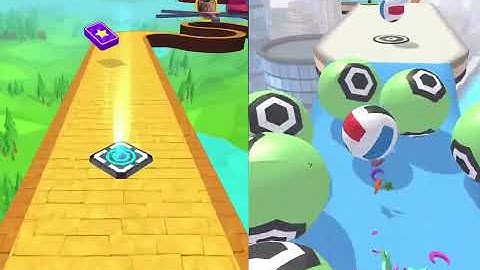 Going Balls Vs Action Balls Gyrosphere Race Walkthrough SpeedRun Gameplay