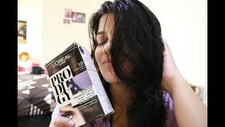 घर पर बालों को डाई कैसे करें | L’Oréal Prodigy| No Ammonia| Hair color- 3.0 | Hindi