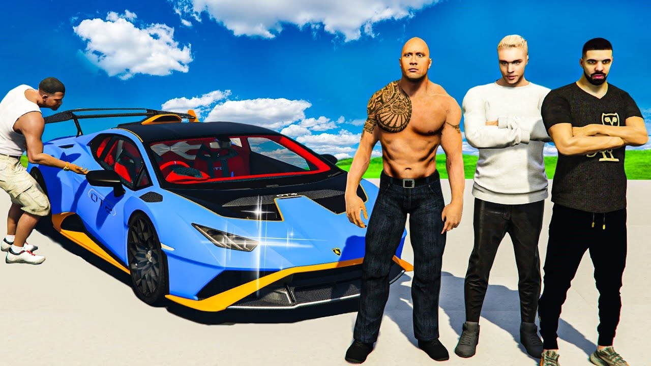 Stealing Every Celebrities Car in GTA 5 RP YouTube