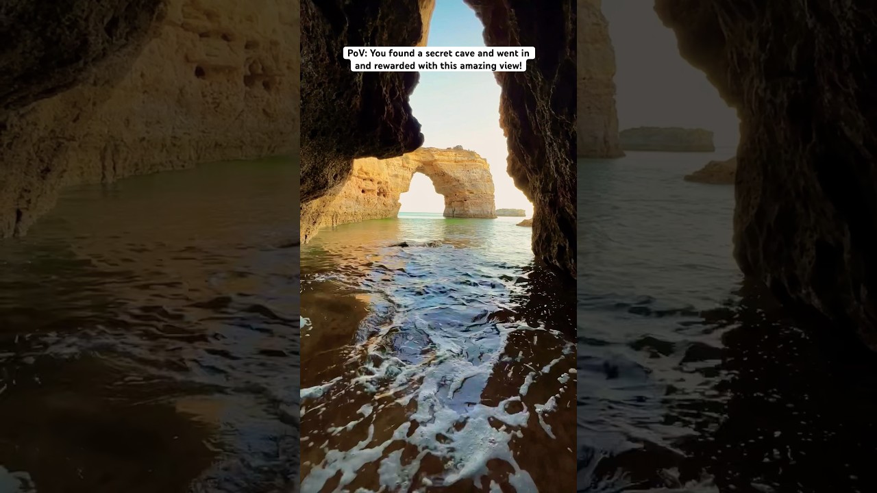 Secret hidden cave in Portugal! 