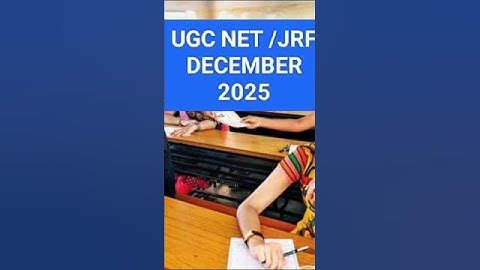 🔥🔥UGC NET JRF DECEMBER 2025 Registration Start 😱