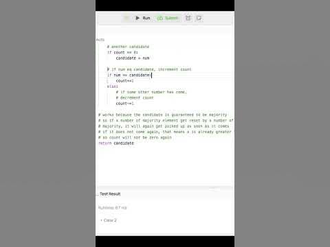 169. Majority Element #leetcode #dailychallenge #dsa # ...