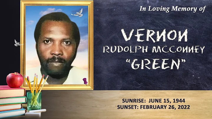 Celebrating The Life of Vernon Rudolph Mcconney