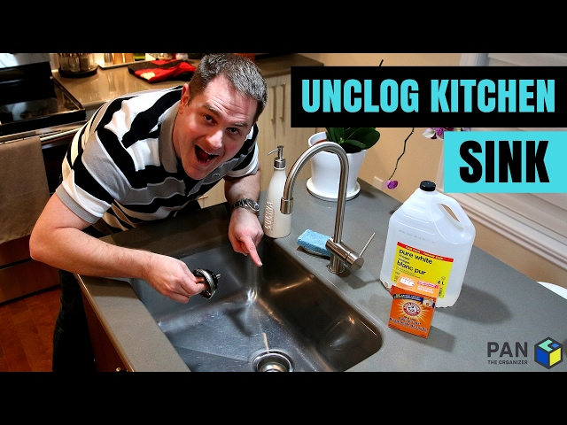 How To Unclog A Kitchen Sink Using