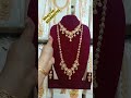 Flower design two tone Haaram combo set #jewellery #tending #shortfeed