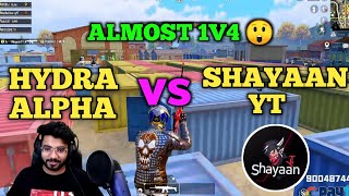 Hydra alpha vs Shayaan yt full intense fight in novo | Alpha clasher vs Iwnl | Pubg emulator
