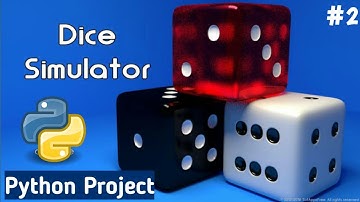 Build Dice Simulator Using Python | How to Create Dice Rolling Simulator | Python Projects | #python