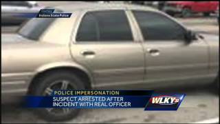 Police: Man impersonating police pulls over officer