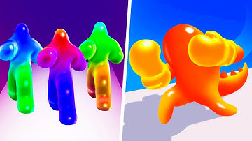 LEVEL UP Blob Giant Runner 3D, Dino Run - 1⭐ Unlocked Blob Giant Gameplay Walkthrough Moblie