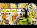 Eating only💛 YELLOW 💛Color Food for *24 Hours* | Types of Yellow Color Dishes | Food Challenge