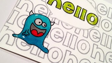 One layer card tutorial with TAWS