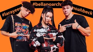 Full Bella Poarch at flighthouse with Noah Beck and Larray Guide