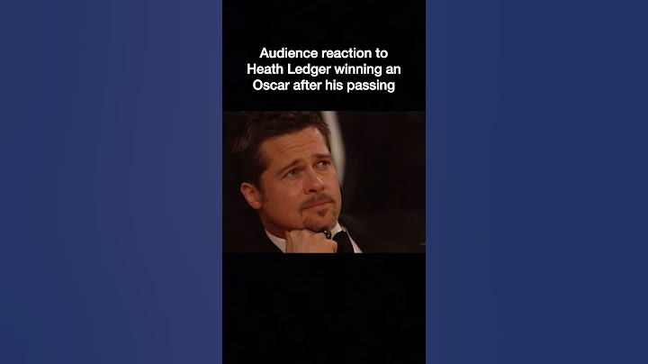 Celeb Reactions to Heath Ledger Winning Oscar After His Passing #heathledger #thejoker