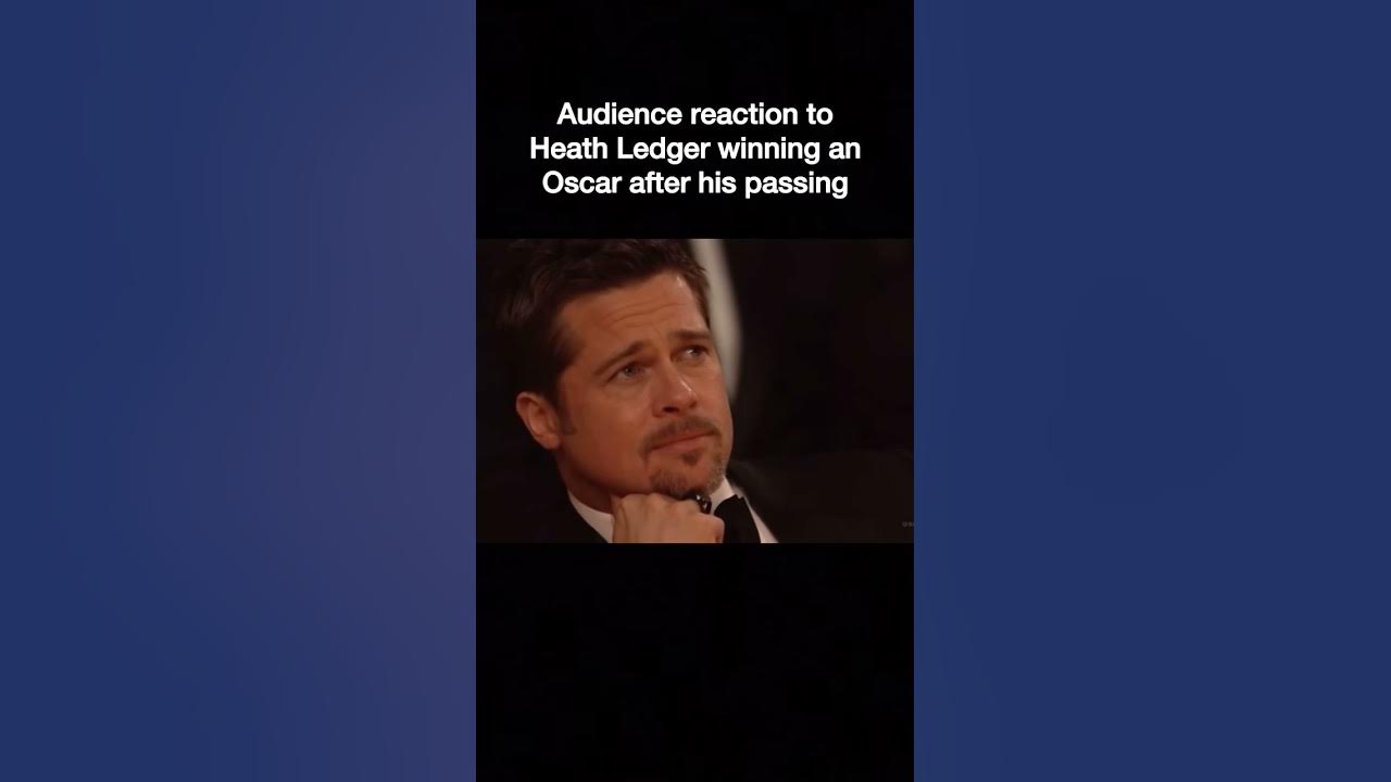 Celeb Reactions to Heath Ledger Winning Oscar After His Passing #heathledger #thejoker