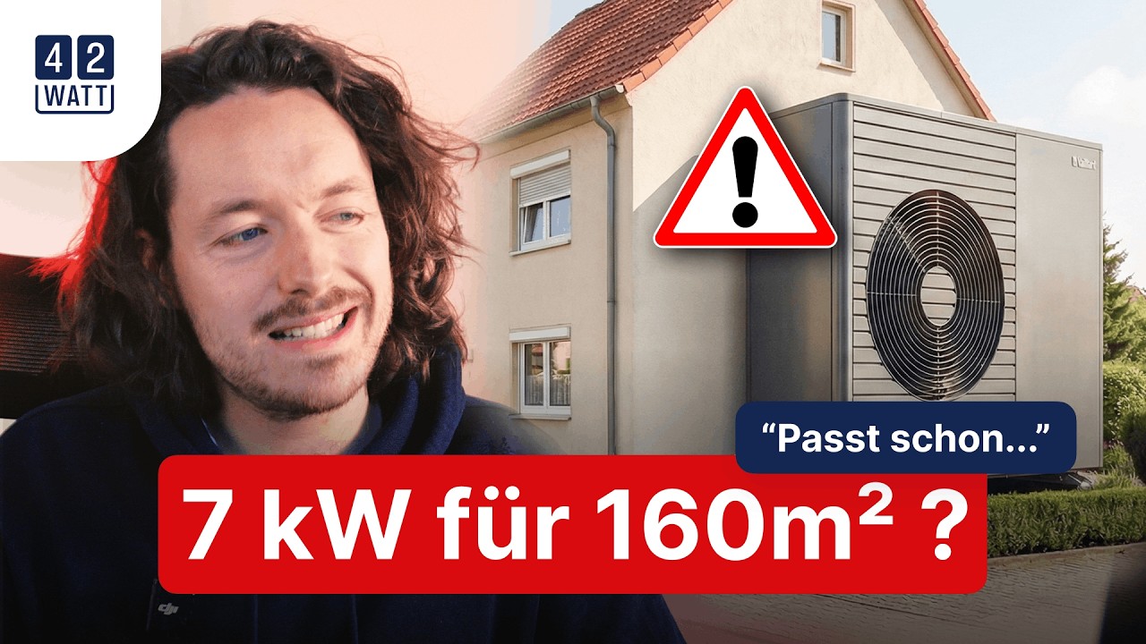 55-Jährigem passiert DER häufigste Fehler mit (Vaillant) Wärmepumpe! | 42watt Community-Check