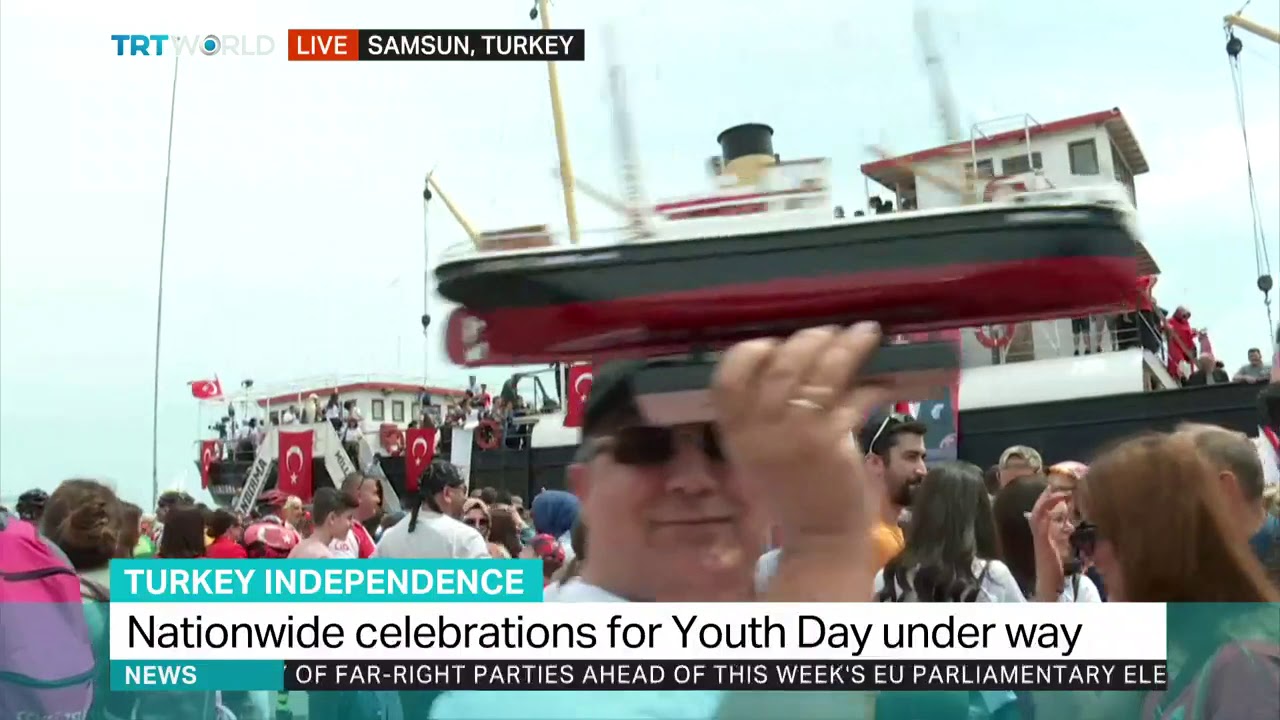 Commemoration of Ataturk and Youth and Sports Day newspaper mockup