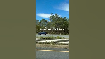 Clouds look straight outta an AI render 😮‍💨☁️ #CloudAesthetics #UnrealSky #AIinRealLife #Nature