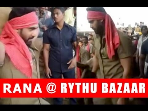 Rana Daggubati Carrying Gunny Bags At Rythu Bazaar | Memu Saitham Promo- MovieBlends