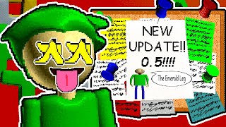 A NEW BANANA ITEM!?!?!? | Baldi's Basics Plus 0.5 Update