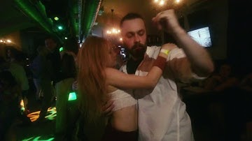 Zouk Insano Party. Anton and Ketrin. Zouk improvisation