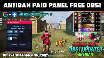 Free Fire MAX OB51 Updated Mod Menu Hack | Unlimited Diamonds Panel | Auto Headshot | Magic Bullet