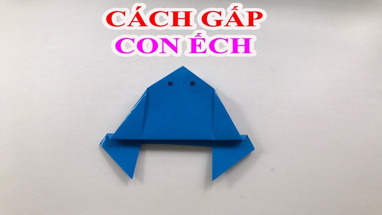 BÀI 2: CÁCH GẤP CON ẾCH I THỦ CÔNG LỚP 3- how to fold a frog I BIBI CHANNEL