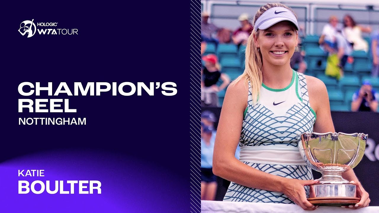 Nottingham champ Katie Boulter's BEST points from her first career WTA title run! 🏆