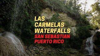 2 AMAZING WATERFALLS IN 1 LOCATION! | LAS CARMELAS WATERFALLS, SAN SEBASTIAN, PUERTO RICO