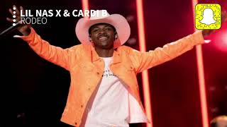 Video thumbnail of "Lil Nas X - Rodeo (Clean) ft. Cardi B"