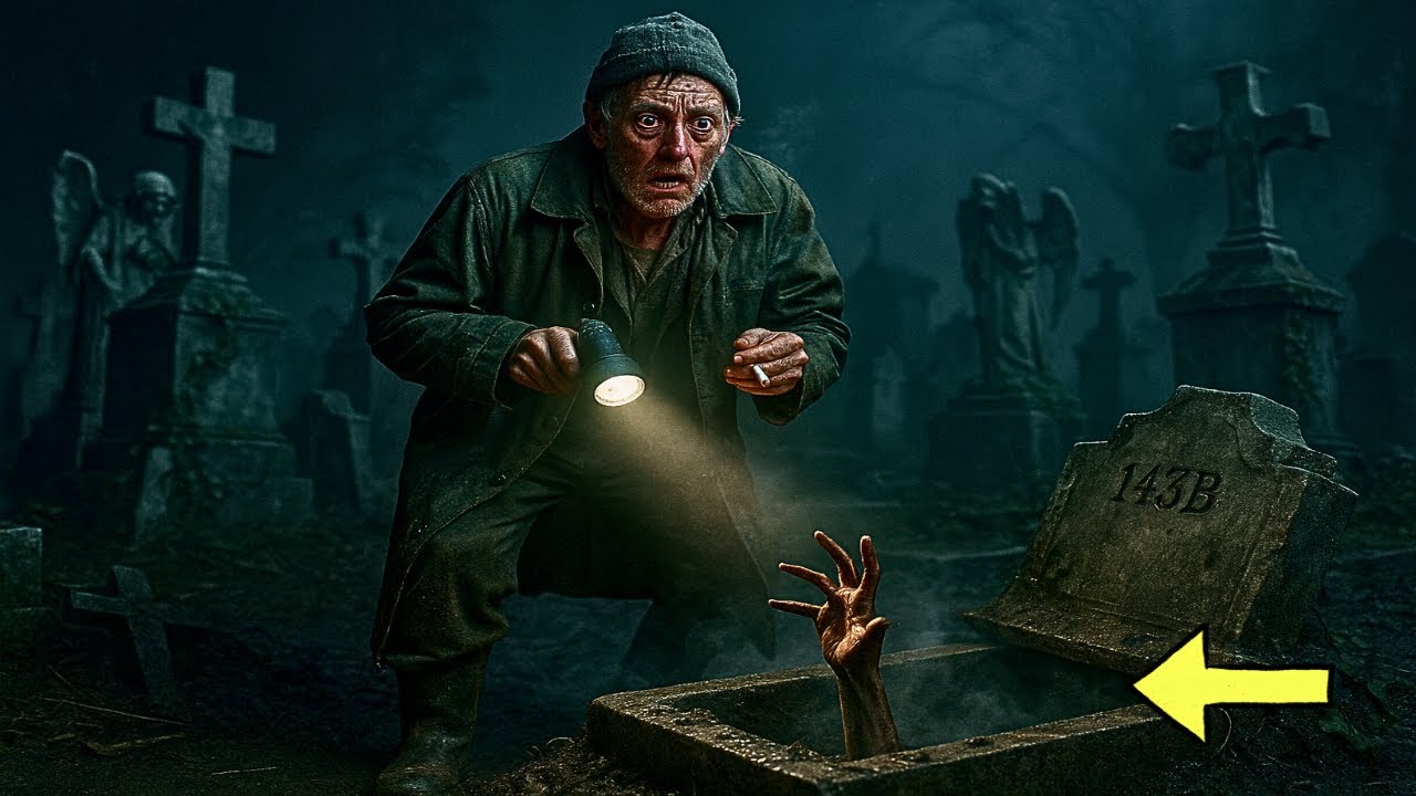 Могила открылась ровно в полночь — и то, что из неё выползло, не было человеком | страшная история