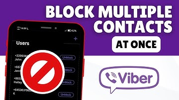 How to Block Multiple Contacts at Once on Viber