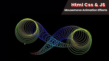 Awesome Mousemove Animation Effect || Using Html Css Simple JS Tutorial