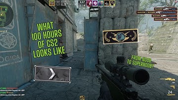 what 100 hours of cs2 look like