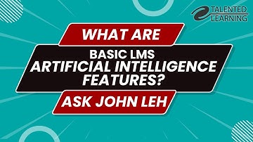 What are Basic LMS Artificial Intelligence features?