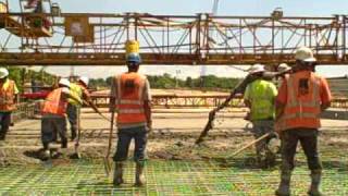 College Ave Bridge Deck Pour in Appleton Wisconsin.