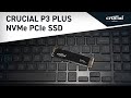 美光 Micron Crucial P3 Plus 1000G P3P NVMe M.2 PCIe 2280 SSD 固態硬碟 1TB product youtube thumbnail